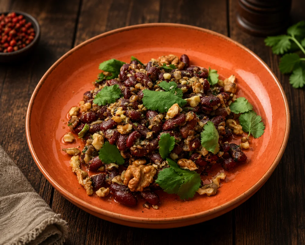Bohnensalat – georgisches Gericht