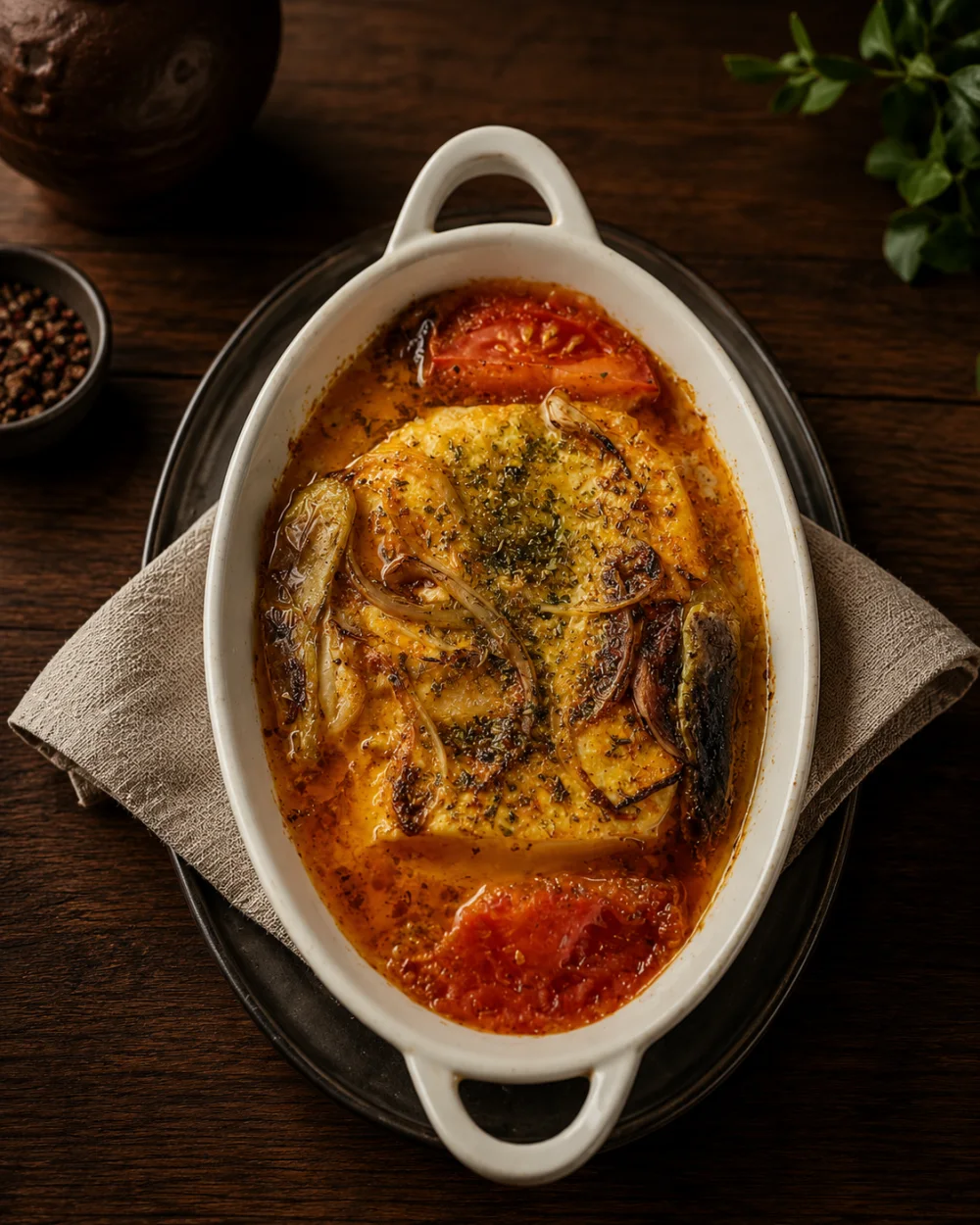 Feta furnou – georgisches Gericht
